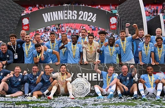 Manchester City thắng trận khai mùa Community Shield 2024