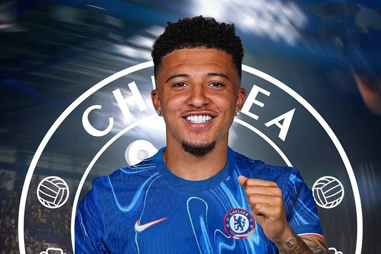 Jadon Sancho vui mừng gia nhập Chelsea