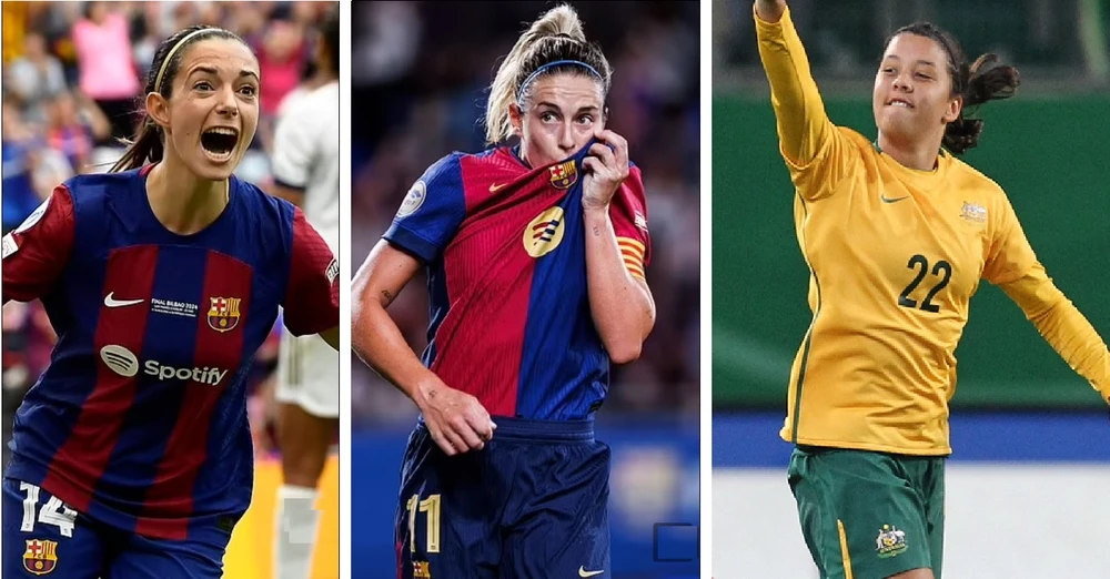 Aitana Bonmati, Alexia Putellas và Sam Kerr đứng đầu bảng lương các nữ cầu thủ