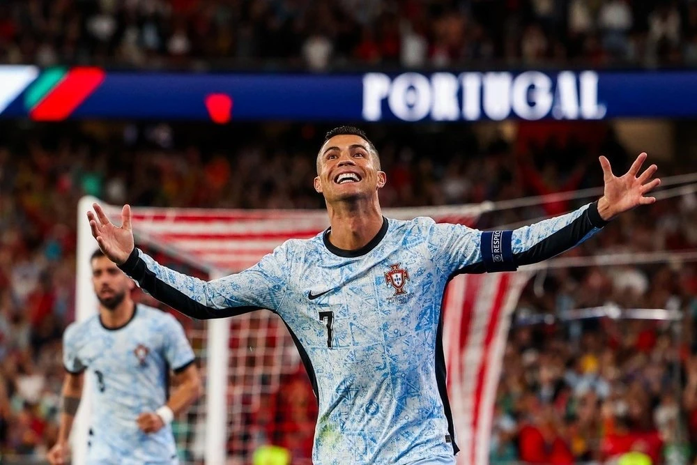 Cristiano Ronaldo vẫn tiếp tục ghi bàn cho tuyển Bồ Đào Nha