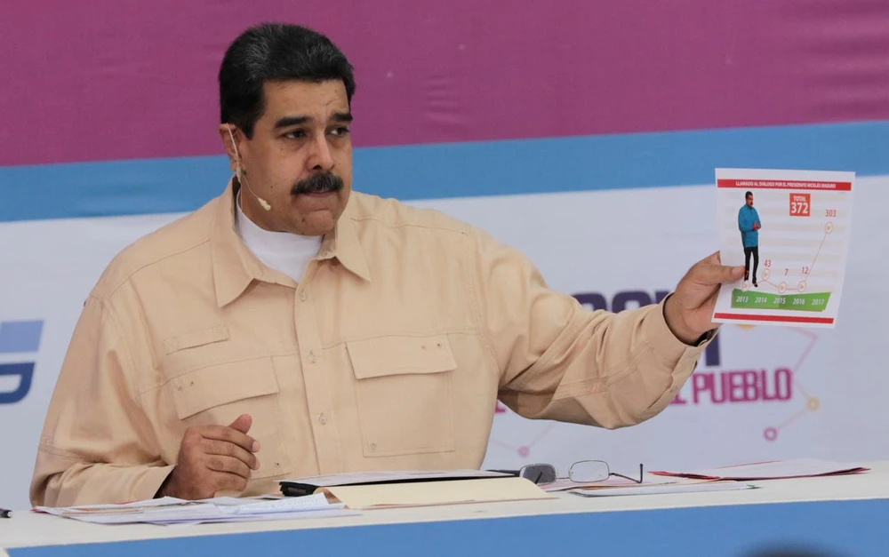 Tổng thống Venezuela Nicolás Maduro. Ảnh: Reuters