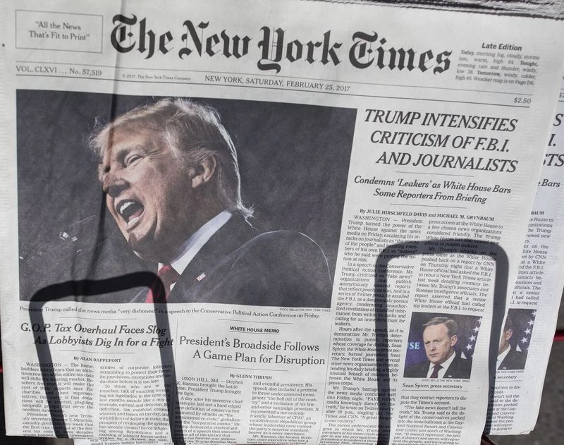 Tổng thống Mỹ công bố “Giải tin tức giả 2017” 