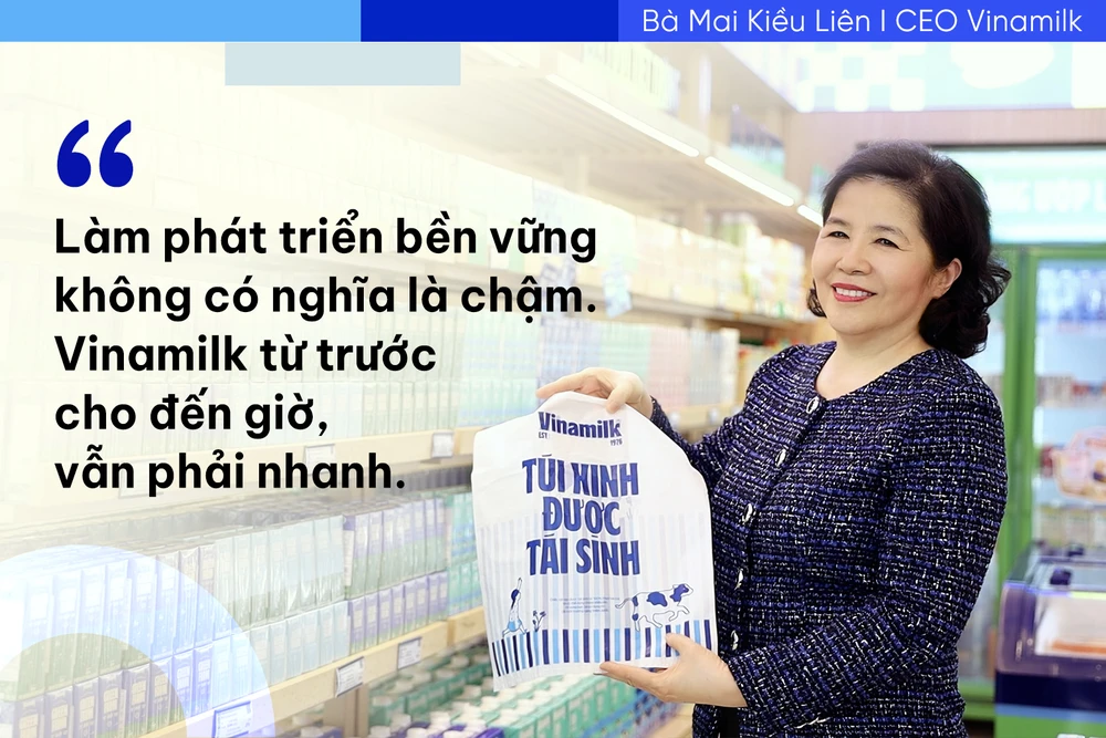 Bà Mai Kiều Liên, Tổng Giám đốc Vinamilk