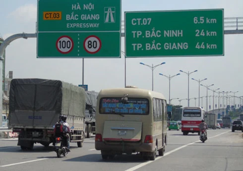Tuyến BOT Hà Nội - Bắc Giang được Bộ GTVT và Bộ Tài chính đưa vào diện giám sát, kiểm tra.