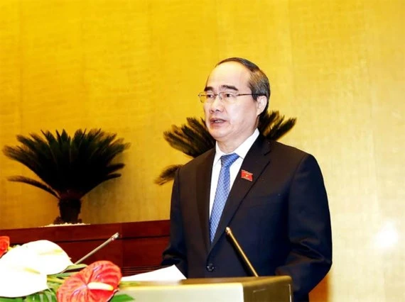 Bí thư Thành ủy TPHCM Nguyễn Thiện Nhân. Ảnh: VGP News