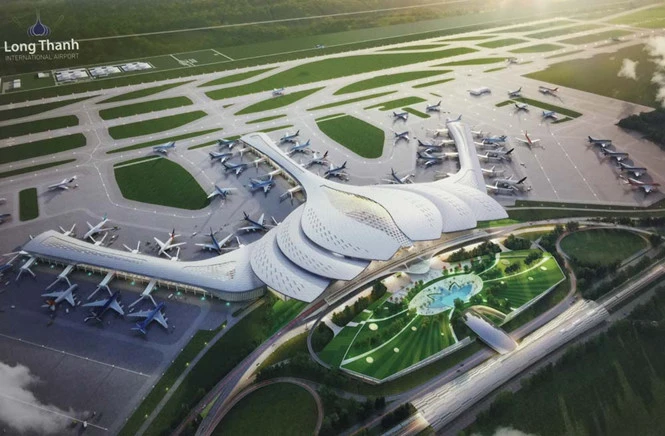Thiết kế sân bay Long Thành theo hình cách điệu hoa sen