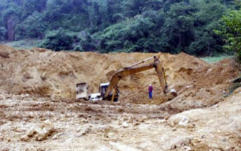 Khánh Hòa cương quyết xử lý, thu hồi các dự án khai thác khoáng sản vi phạm. (Ảnh minh họa: TTXVN)