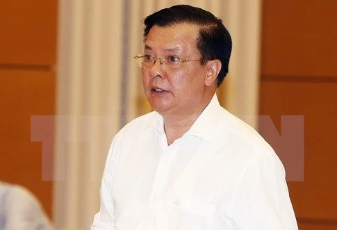 Bộ trưởng Bộ Tài chính Đinh Tiến Dũng. (Ảnh: Nguyễn Dân/TTXVN)