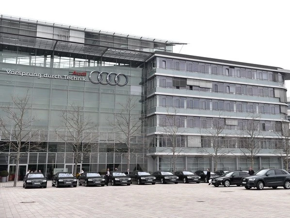 Trụ sở hãng xe Audi tại Ingolstadt, Đức. (Nguồn: AFP/TTXVN)