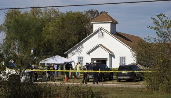 Nhà thờ nơi xảy ra vụ xả súng. Nguồn: CNN
