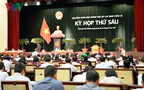 HĐND Thành phố Hồ Chí Minh đang diễn ra kỳ họp thứ 6, khóa 9.