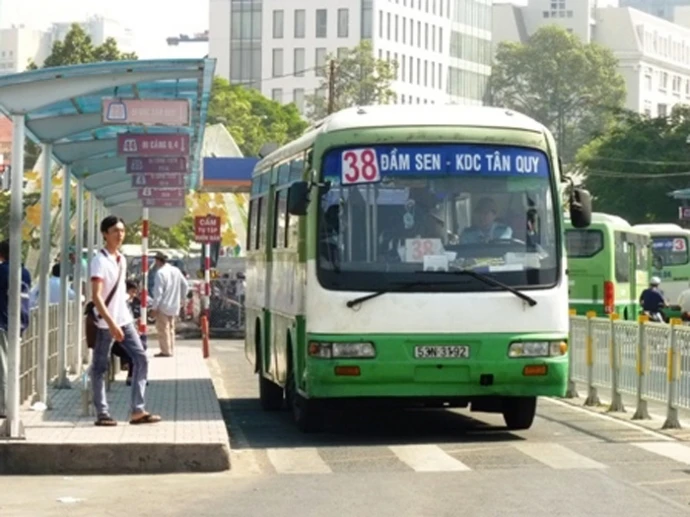 Thay đổi hướng lưu thông xe buýt tại khu vực trung tâm TPHCM