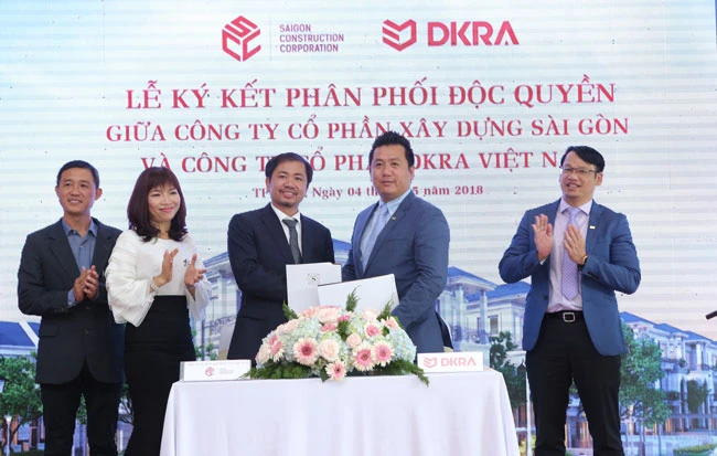 Công ty SCC và DKRA Việt Nam chính thức ký kết hợp tác phân phối độc quyền khu biệt thự compound cao cấp Sol Villas