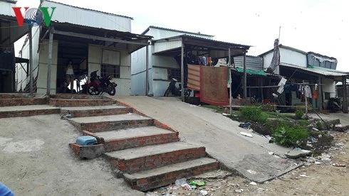 Khu đất cuối đường D10 phường 11, TP Vũng Tàu người dân lấn chiếm xây nhà trái phép.