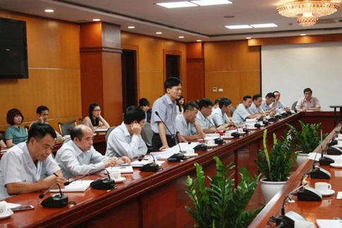 Ông Bùi Ngọc Lam, phó tổng Thanh tra Chính phủ, phát biểu tại buổi công bố quyết định thanh tra - Ảnh: TTCP