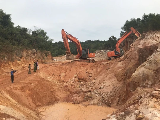 Khai thác khoáng sản trái phép gây hủy hoại môi trường tự nhiên ở Phú Quốc cũng rất báo động - Ảnh: D.Vân