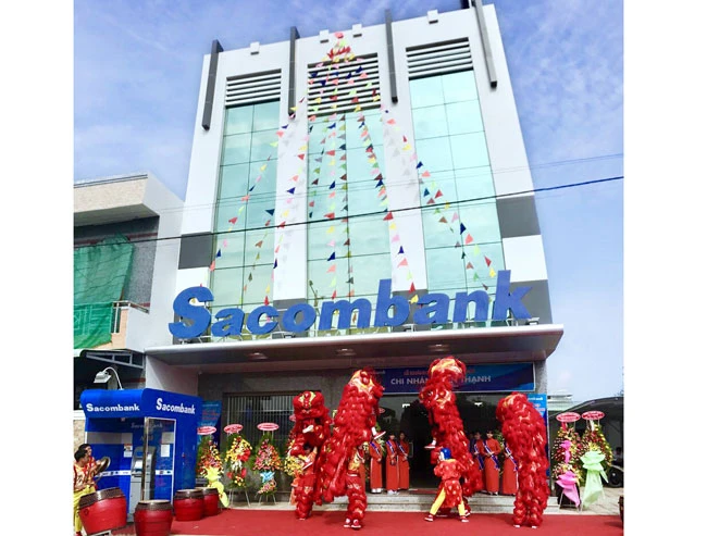 Sacombank khai trương và khánh thành trụ sở chi nhánh Tân Thạnh