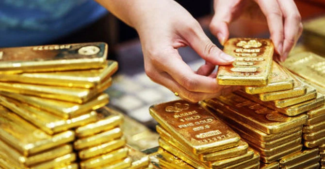 Giá vàng SJC giảm khi vàng thế giới tăng vọt cao nhất 3 tháng