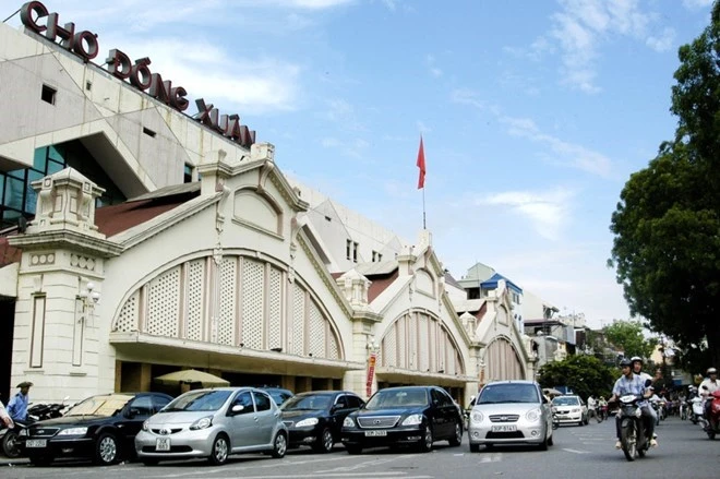 Chợ Đồng Xuân. (Nguồn: TTXVN)