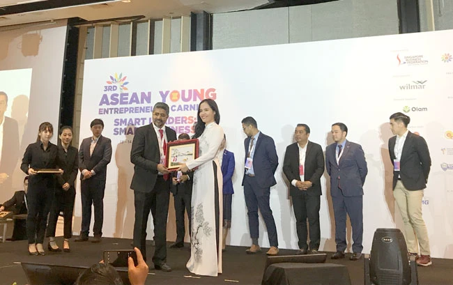 Hội Doanh nhân trẻ Việt Nam tham gia Diễn đàn Doanh nhân trẻ ASEAN.