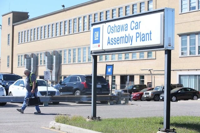 Nhà máy lắp ráp ôtô General Motors ở Oshawa, Canada. (Nguồn: Getty Images)