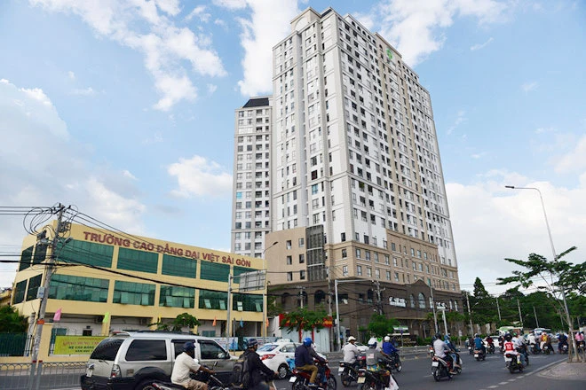 Chung cư Garden Gate (đường Hoàng Minh Giám, quận Phú Nhuận, TP.HCM) nằm trong danh sách 7 dự án bị ngừng chuyển đổi mục đích sử dụng của Novaland.