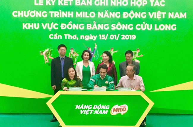 Nestlé mở rộng chương trình Năng động Việt Nam tại ĐBSCL 