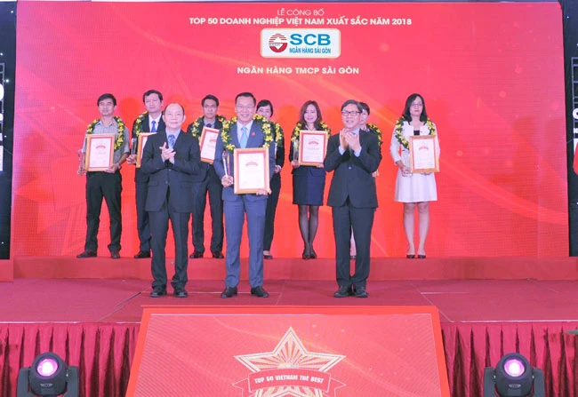SCB top 50 doanh nghiệp xuất sắc nhất Việt Nam 2018