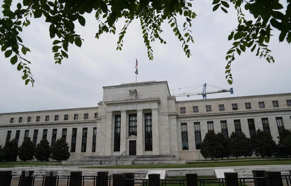 Trụ sở Ngân hàng Dự trữ liên bang Mỹ (Fed) ở Washington, DC. (Ảnh: THX/TTXVN)