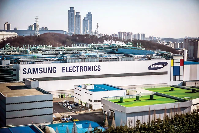  Nhà máy bán dẫn của Samsung Electronic tại HWASEONG, Hàn Quốc.