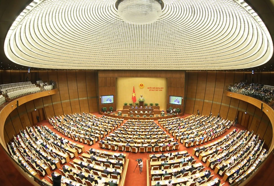 Quốc hội dành 2 ngày để thảo luận về KTXH và ngân sách nhà nước. Ảnh VGP