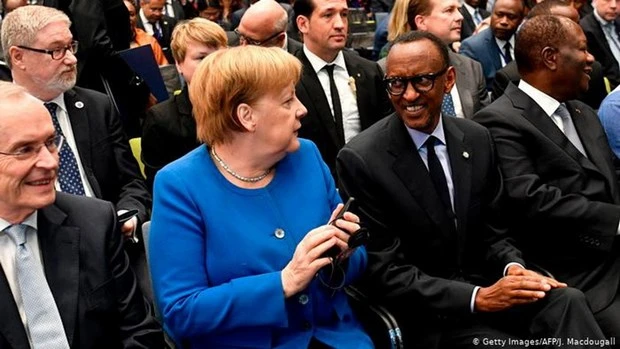 Tổng thống Cộng hòa Rwanda Paul Kagame và Thủ tướng Đức Merkel tại Berlin. (Nguồn: Getty Images)