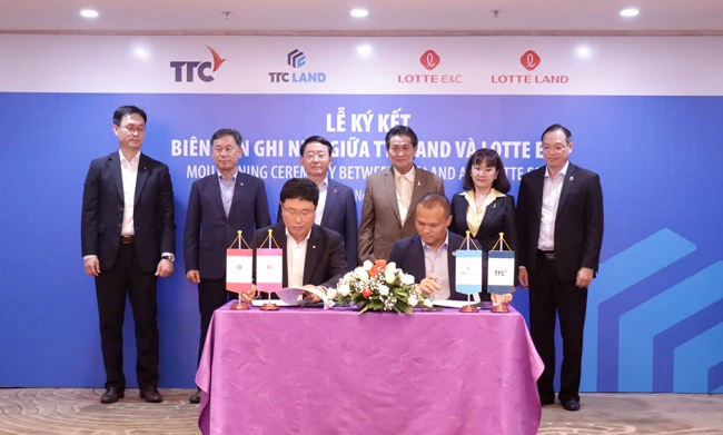 Lotte E&C đầu tư 100 triệu USD cùng TTC Land phát triển dự án