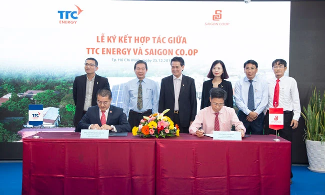 TTC Energy lắp đặt hệ thống điện mặt trời cho Saigon Co.op
