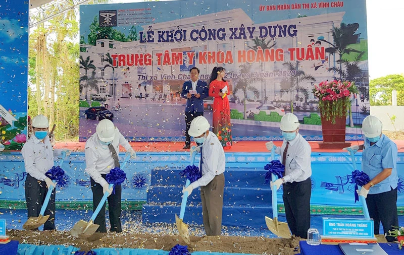 Nghi thức khởi công Trung tâm Y khoa Hoàng Tuấn Vĩnh Châu (Sóc Trăng) – Tuấn Quang
