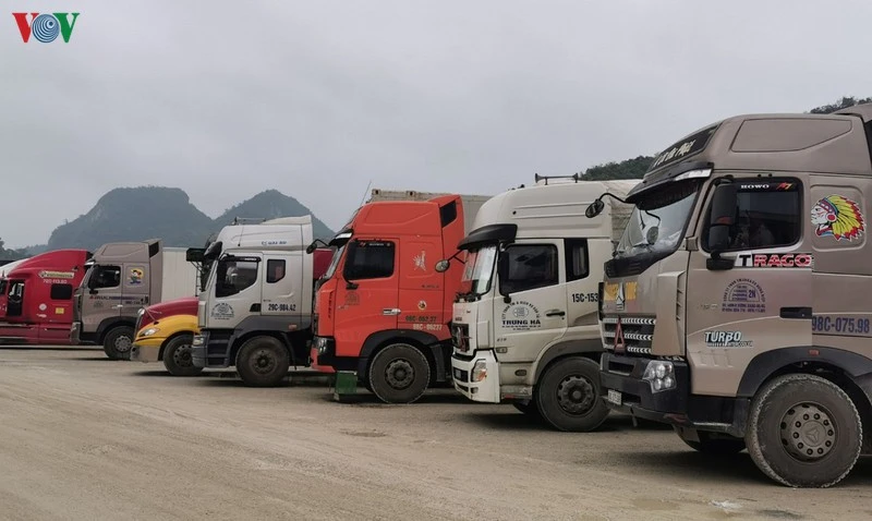 Hiện tại tỉnh Lạng Sơn đang tồn 1.070 xe và toa hàng.