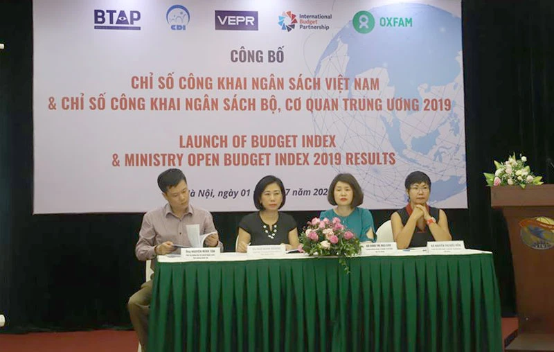 Việt Nam tăng 14 bậc xếp hạng công khai minh bạch ngân sách
