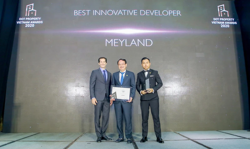 Meyland được vinh danh là “Nhà phát triển Bất động sản sáng tạo tốt nhất Việt Nam 2020 - Best Innovative Developer Vietnam 2020”. 