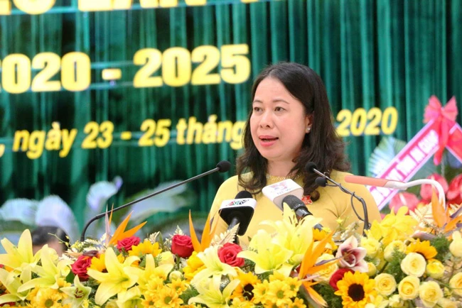 Bà Võ Thị Ánh Xuân, Bí thư Tỉnh ủy An Giang, nhiệm kỳ 2020- 2025