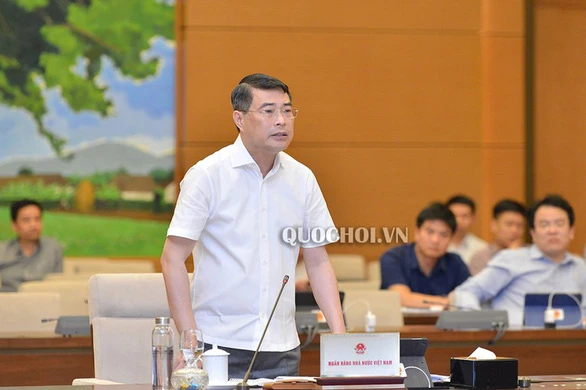 Thống đốc Lê Minh Hưng - Ảnh: Quochoi.vn