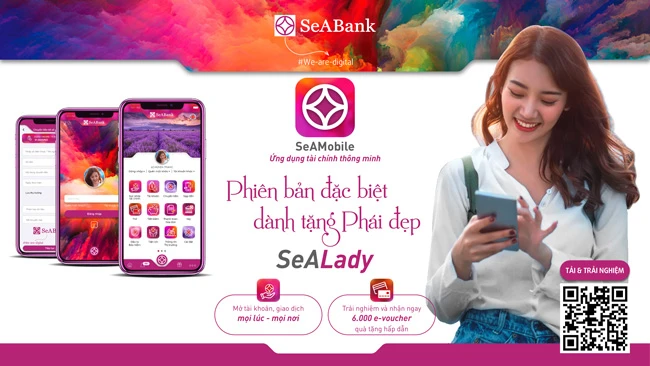 SeABank ra mắt ứng dụng ngân hàng số dành riêng cho phái đẹp SeALady
