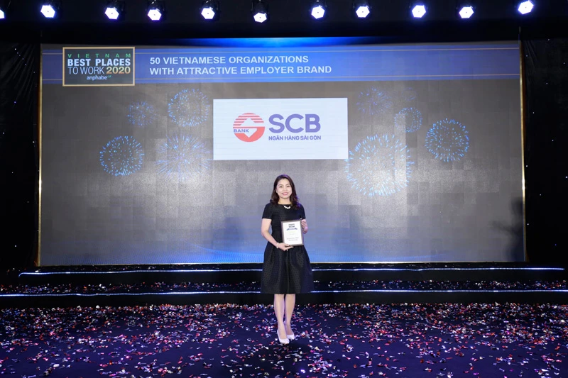 SCB được vinh danh ngân hàng Việt có môi trường làm việc tốt nhất