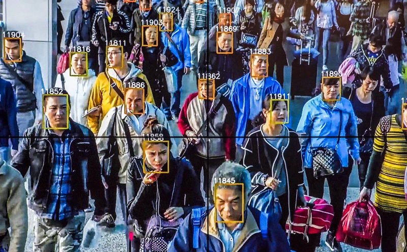 Công nghệ nhận diện khuôn mặt tập thể tại Trung Quốc.