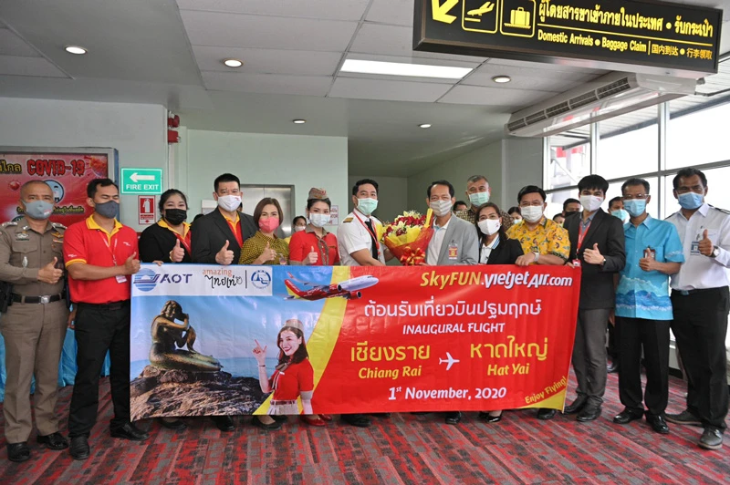 Vietjet Thái Lan mở đường bay mới tới TP Hat Yai