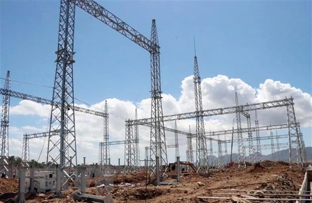 Dự án năng lượng tái tạo tại tỉnh Ninh Thuận được đầu tư bằng vốn đầu tư công. (Ảnh: Công Thử/TTXVN)