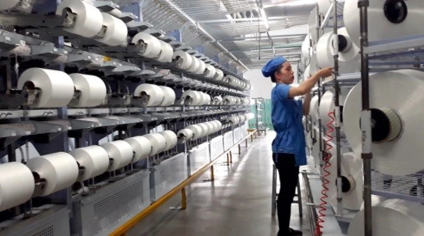 Công nhân làm việc tại nhà máy của Công ty Sợi Thế Kỷ. (Nguồn: vietnambiz.vn)
