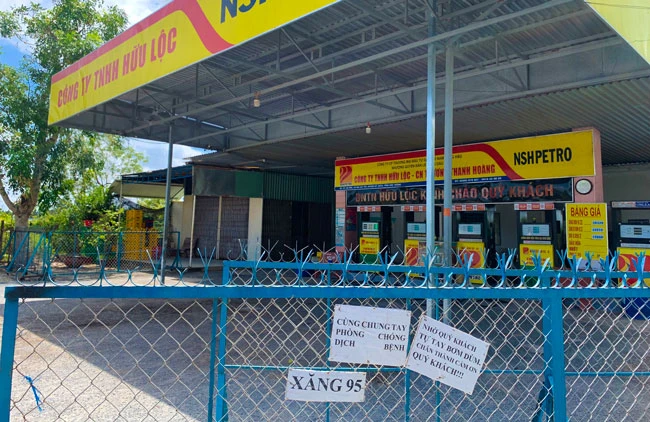 Cửa hàng bán lẻ xăng dầu Trương Thanh Hoàng tại huyện Kế Sách, tỉnh Sóc Trăng