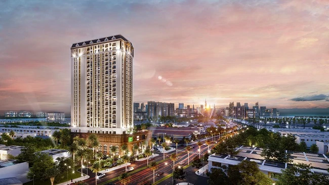 Viva Plaza tọa lạc ngay mặt tiền đại lộ Nguyễn Lương Bằng, trung tâm thương mại – tài chính quốc tế Phú Mỹ Hưng (www.viva-plaza.vn).