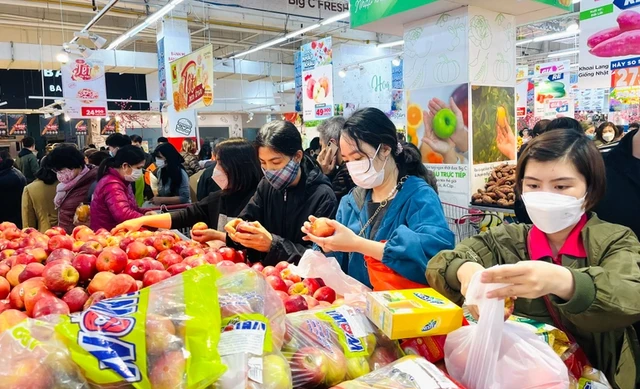 Người dân mua sắm tại một siêu thị. (Ảnh minh họa - Ảnh: Dân trí)