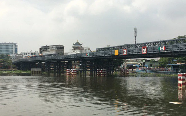 Cầu thép An Phú Đông (Ảnh: Người lao động)